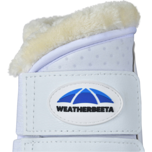 2025 Weatherbeeta Tough-Tec Comfy Fleece Brushing Boots 1027505 - White / White